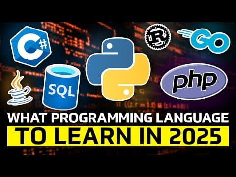 What Programming Language to Learn in 2025 and WHY thumbnail