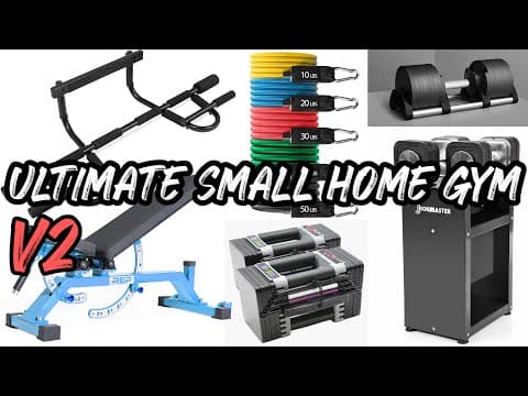 Best SMALL Home Gym - BEST Gym Equipment for Small Spaces (2022) thumbnail
