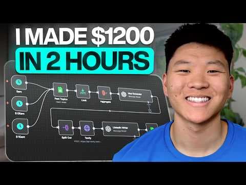 I built this AI Agent in 2 hours (and got paid $1200) thumbnail