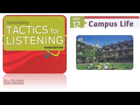 Unit 12 Campus life - Tactics For Listening Developing thumbnail