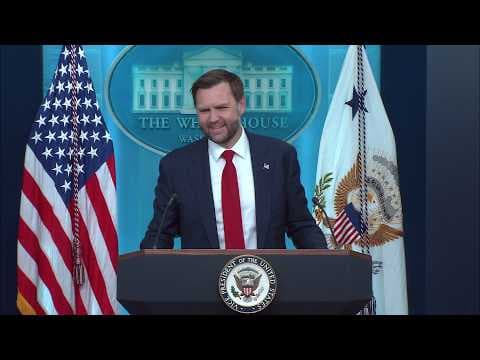 Vice President JD Vance Briefs Members of the Media, Jun. 18, 2026 thumbnail