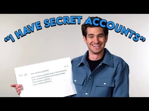 Andrew Garfield being iconic for 8 minutes straight thumbnail