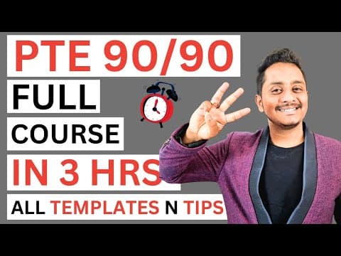 How Can You Master the PTE in Just 3 Hours? thumbnail
