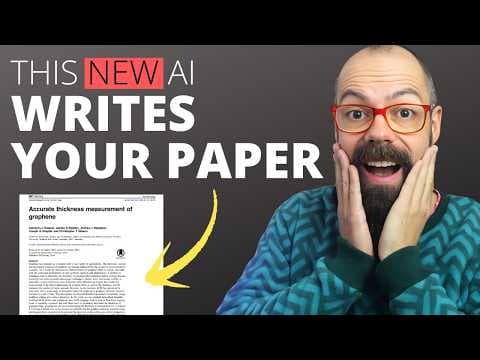 AI Tool Writes a Research Paper for You in Minutes (Better Than ChatGPT?) thumbnail