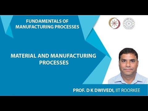 Material and Manufacturing Processes thumbnail