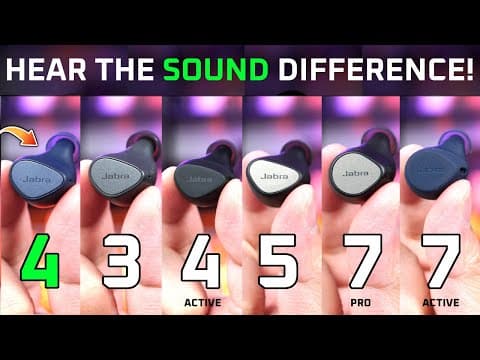 Jabra Elite 4 Review vs EVERY Jabra! 🔥(vs Elite 3, 4 Active, 5, 7 Pro, 7 Active) thumbnail