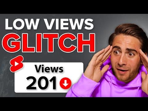 YouTube Views Low? DO THIS To Escape Low Views Jail on YouTube (Easy Fix) thumbnail