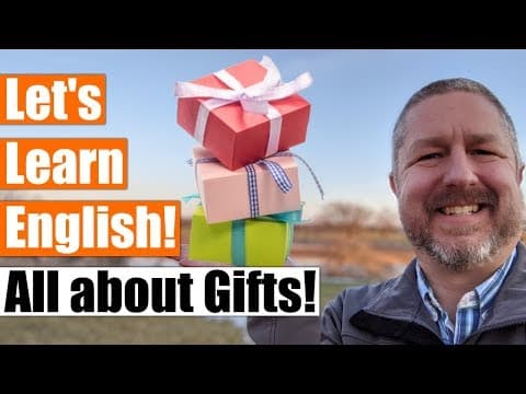 🎁 An English Lesson about Gifts and A Short Trip to a Jewelry Store 🎁 thumbnail