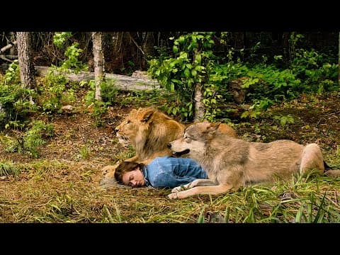 She collapsed in the forest—saved only by the wolf and lion. thumbnail