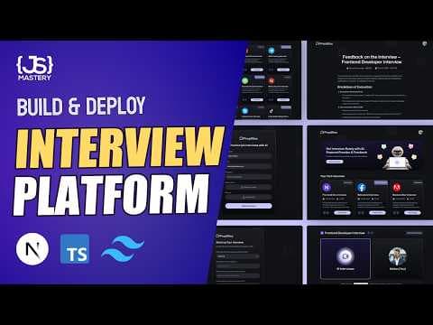 Full Stack AI App: Build a Real-Time Voice Agent Interview Platform thumbnail