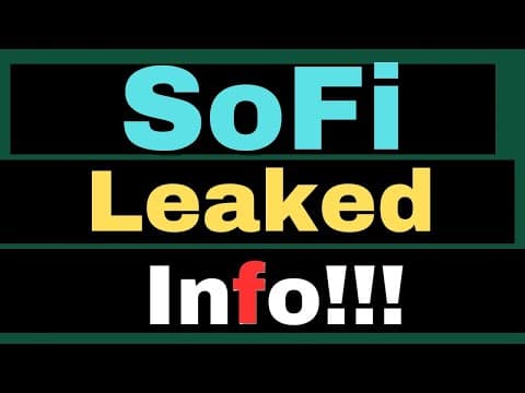 Hidden Meeting Revealed, Why SoFi Is Defying Wall Street - sofi stock analysis thumbnail