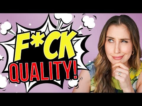I stopped caring about quality posts on Instagram - instead I did THIS thumbnail