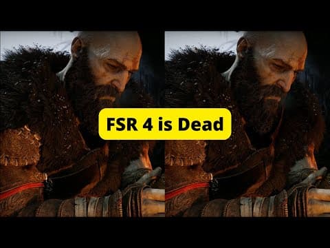 AMD just killed FSR 4- FSR Redstone is here thumbnail