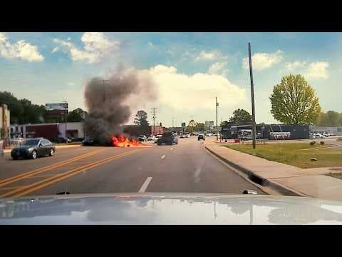128mph Police Chase Ends in Total Destruction thumbnail