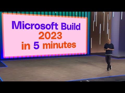 Microsoft Build event in 5 minutes thumbnail