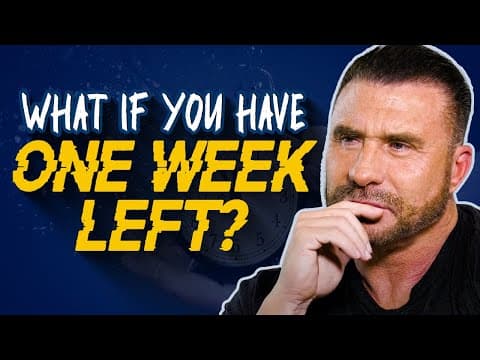 How to Transform Your Life in One Week thumbnail