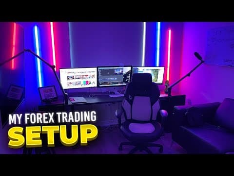 My FOREX TRADING OFFICE Where I've Made $100,000+ thumbnail