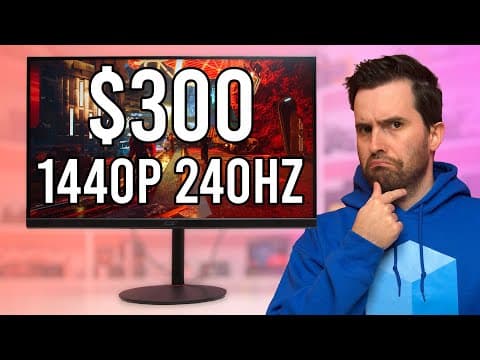 I Paid $300 For This 1440p 240Hz Monitor - Acer XV272U W2 Review thumbnail