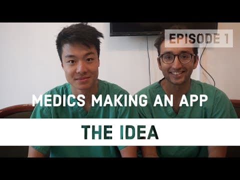 We're trying something new... | Medical Students Making an App - Episode 1 thumbnail
