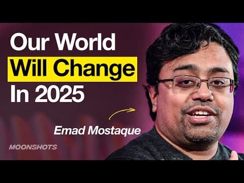 Humanoid Robots, the Job Market & Mass Automation - The Current State of AI w/ Emad Mostaque | EP114 thumbnail