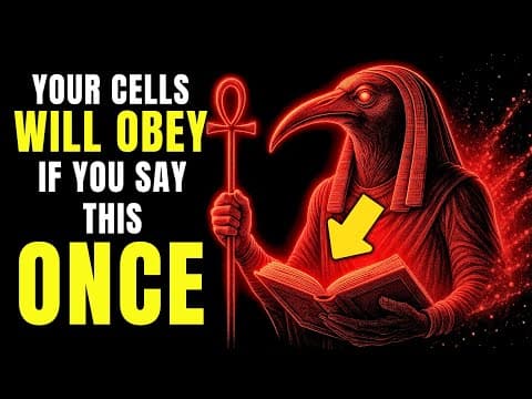 Thoth’s FORBIDDEN GRIMOIRE: Your Cells OBEY the SACRED Word (Speak it ONLY ONCE) thumbnail