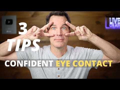 Eye Contact Tips for Showing Confidence thumbnail