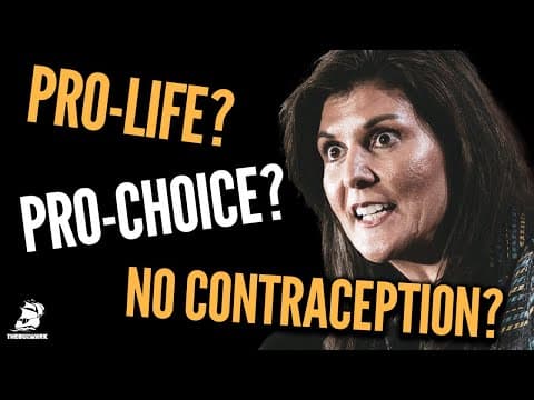 Nikki Haley Can't Decide What Her Abortion Position Is! | Bulwark Podcast Clip thumbnail