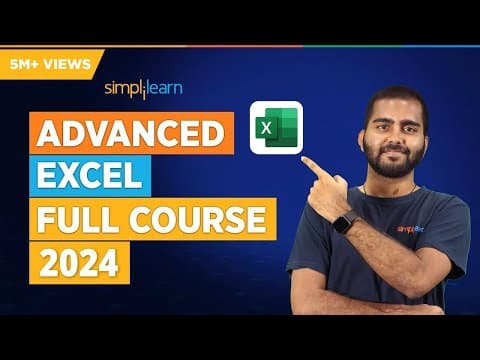 How to Master Microsoft Excel: Complete Beginner to Advanced Guide thumbnail