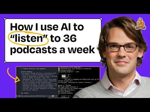 How to digest 36 weekly podcasts without spending 36 hours listening | Tomasz Tunguz thumbnail