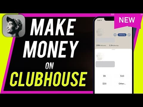 Clubhouse just introduced Monetization thumbnail