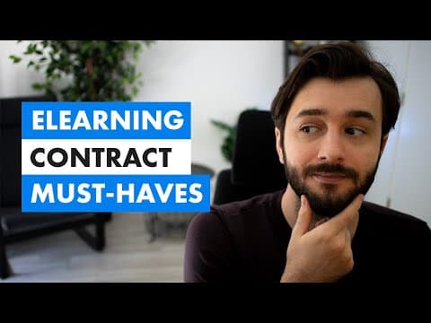 Freelance eLearning Contract Must-haves - Freelancing 101 thumbnail