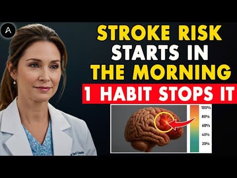 As a BRAIN Doctor, I’m SHOCKED: THIS Morning Habit Triple Your Stroke Risk After 60 | Senior Health thumbnail