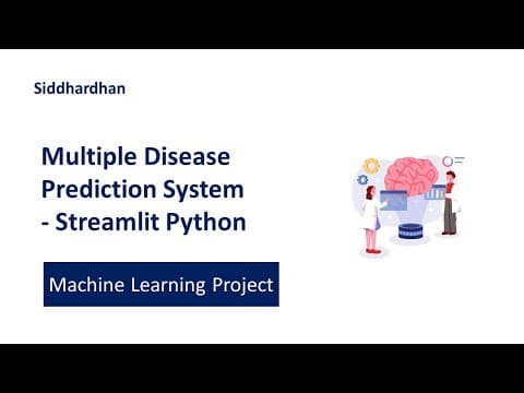 Multiple Disease Prediction System using Machine Learning in Python | Streamlit Web App - Deployment thumbnail