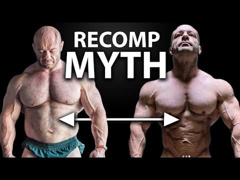 Lose Fat While Gaining Muscle | Nutrition Myths #10 thumbnail