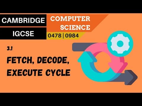 28. CAMBRIDGE IGCSE (0478-0984) 3.1 Fetch-decode-execute cycle thumbnail