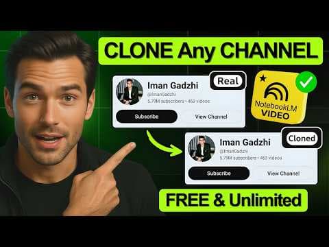 Clone ANY YouTube Channel With AI (NotebookLM Hack) | Automation 2.0 thumbnail