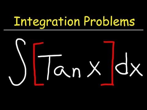 Integral of tanx thumbnail