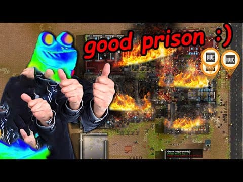 Building the most ππͺπ’ππ£π Prison in Prison Architect thumbnail