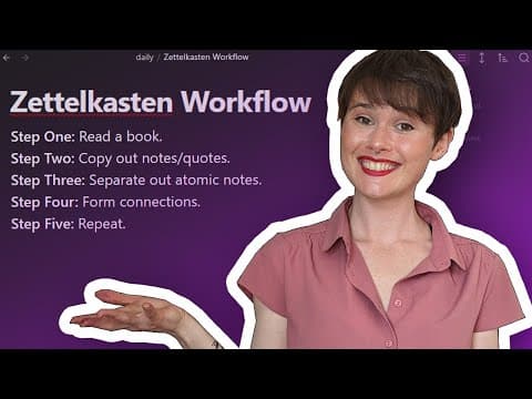 How to Effectively Take Notes in Obsidian thumbnail