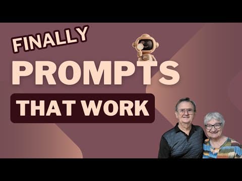ChatGPT for Seniors: Learn Anything Better with These 6 Prompts thumbnail