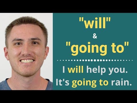 The Difference Between WILL and GOING TO in English thumbnail
