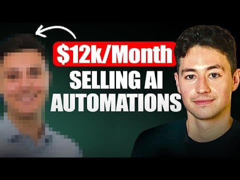 He Quit His Job After His AI Automation Agency Hit $12K/mo thumbnail