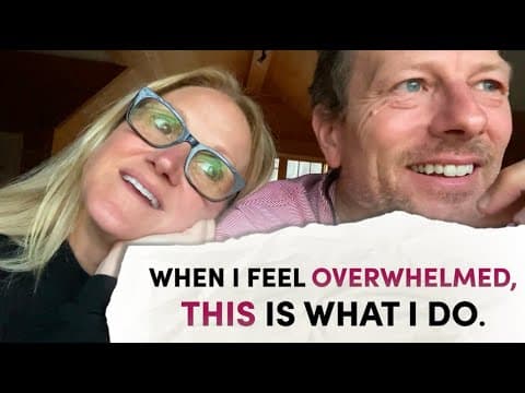 When I Feel Overwhelmed, THIS Is What I Do. | Mel Robbins thumbnail