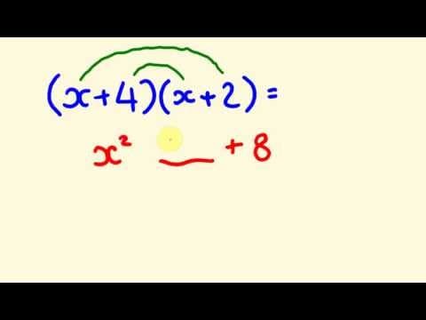 Algebra Tricks - Multiply binomials instantly! thumbnail