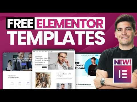 My Best Free Elementor Templates — You Can Have Them Free thumbnail