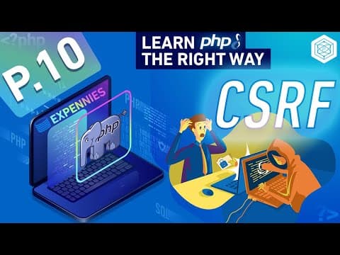 CSRF Explained - What Is Cross Site Request Forgery - Build Expense Tracker App With PHP 8 thumbnail