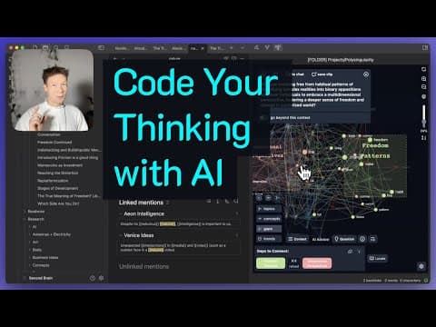 Revolutionalize Your Brainstorming using Windsurf AI, Obsidian, and InfraNodus Graph View thumbnail