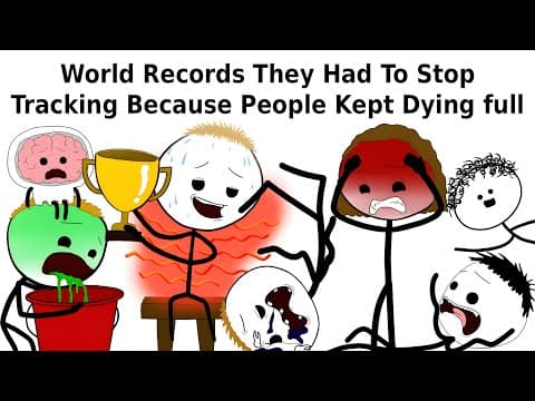 World Records They Had To Stop Tracking Because People Kept Dying thumbnail