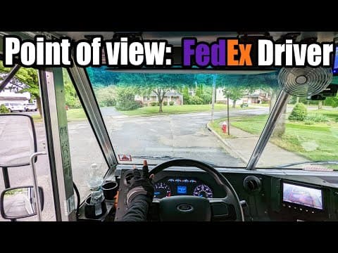 POV: You Work For FedEx Ground Delivering Packages thumbnail
