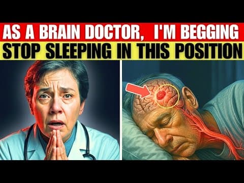 Cardiac Surgeon Warns: This Sleeping POSITION Raises STROKE Risk Overnight | Senior Health Tips thumbnail